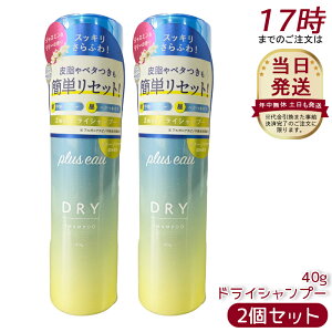 �y2�Z�b�g�zplus eau �v�����X�I�[ 2way dry �V�����v�[ mini 40g �X�v���[�^�C�v �ȒP����ӂ탊�Z�b�g �x�^���\�h �x�^���e�J�胊�Z�b�g ����ӂ�L�[�v ���O�� �_���[�W�P�A