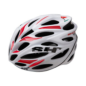 SH+ SHOT R1 ショットR1 ヘルメット WHITE/RED MATT JCF公認