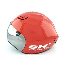 SH+ TRIAGHON トライアゴン ヘルメット GLOSSY RED/WHITE JCF公認