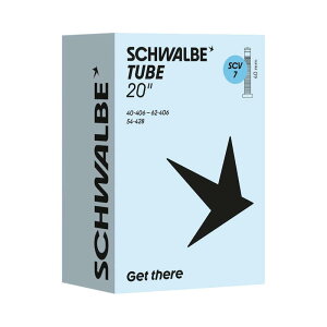 SCHWALBE �V�������x �`���[�u SCV7 20x1.50-2.40 (40/47/50/54/57/62-406, 54-428) �N���b�N�o���u40mm