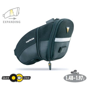 TOPEAK gs[N ThobO GA EFbW pbN (NCbN NbN) LTCY AERO WEDGE PACK (QUICK CLICK) SIZE L [BAG25503] yeʁF1.48`1.97Lz