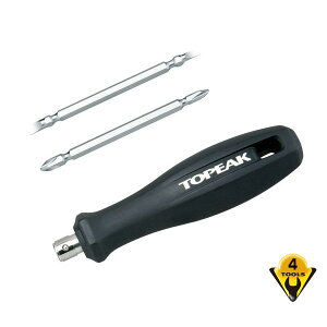 TOPEAK �g�s�[�N �{/�|�t���ւ��� �N�A�b�h �h���C�o�[ QUAD DRIVER [TOL23400] �y���]�ԗp�z�y4�c�[���z