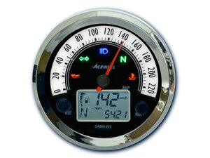 CA080 Series ���@�\�f�W�^�����[�^�[ 160km/h�X�P�[���i�z���C�g�p�l���j ACEWELL�i�G�[�X�E�F���j