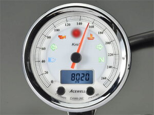 CA085�V���[�Y���@�\�N���V�J�����[�^�[ 210km/H�i�z���C�g�p�l���j ACEWELL�i�G�[�X�E�F���j