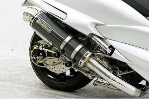 マジェスティ250(MAJESTY)4D9 GGタイプマフラー レーシングタイプ ブラックカーボン ASAKURA(浅倉商事)
