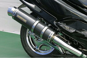 マジェスティ125(MAJESTY) GGタイプマフラー レーシングタイプ ブラックカーボン ASAKURA(浅倉商事)