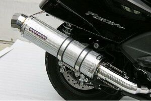 フォルツァ(FORZA)MF08 GGタイプマフラー レーシングタイプ ホワイトカーボン ASAKURA(浅倉商事)