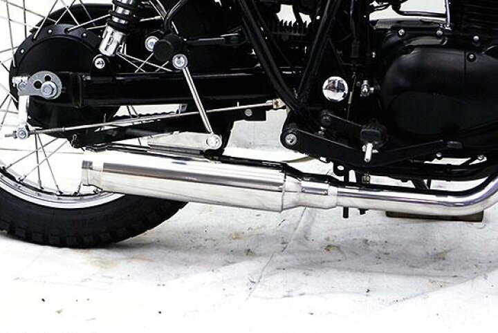 楽天市場】250TRキャブ車 US-W900タイプマフラー フルエキゾースト 