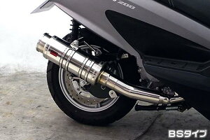 バーグマン200(BURGMAN)JBK-CH41(〜16年) SHタイプマフラー BSタイプ ASAKURA(浅倉商事)