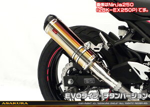 Ninja400ijW400j2BL-EX400G TTR^Cv}t[ XbvI EVO^Cv `^o[W ASAKURAiqj