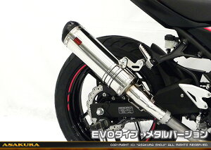Ninja250ijW250j2BK-EX250P TTR^Cv}t[ XbvI EVO^Cv ^o[W ASAKURAiqj