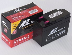 ATR4A-5バッテリー（YTR4A-BS互換）液入充電済 AZバッテリー ディオ（Dio）AF34・AF35・SK50・AF27