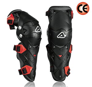 AC-21608 IMPACT-EVO 3.0 ニーガード AC-21608 ブラック×レッド Fサイズ アチェルビス(ACERBIS)