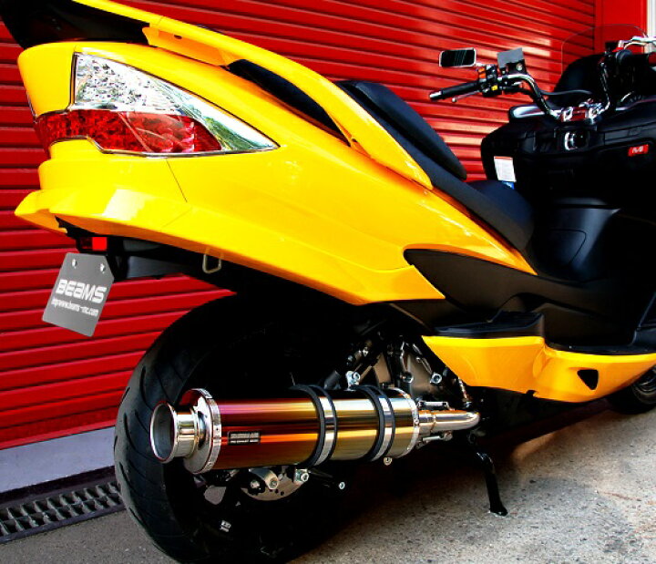 楽天市場】スカイウェイブ250（CJ46A） SS400チタン2マフラー BEAMS 