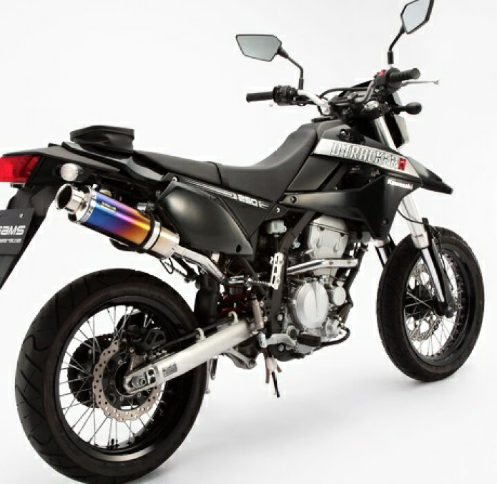楽天市場】DトラッカーX（D-TRACKER） SS300チタンマフラー アップ 