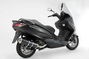 バーグマン200(2BK-CH41A)17年 SS400カーボン2マフラーSP 政府認証 BMS-R(ビームス)