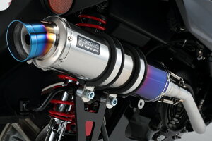 シグナスX SR(CYGNUS-X SR)SEA5J/2BJ-SED8J R-EVO(レーシングエヴォ)マフラー チタンサイレンサー 政府認証モデル BEAMS(ビームス)