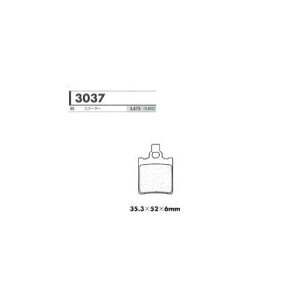 SC�X�N�[�^�[�p ���A�u���[�L�p�b�h �J�[�{�������[�k�iCARBONE LORRAINE�j FANTIC Oasis50 �N���F90-