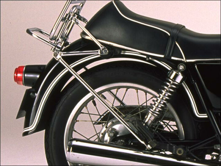 SR400（78年〜） クラシックリアフェンダーフラットエンド 黒ゲル仕上げ CHIC DESIGN（シックデザイン） バイク メンテ館