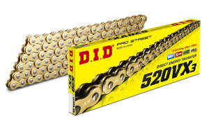 VX�V���[�Y 520VX3-116L FJ�i�N���b�v�j �S�[���h�F �V�[���`�F�[�� DID�i�_�C�h�[�j