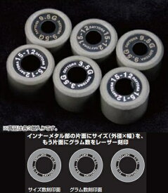 トゥデイ/F（TODAY）AF61/AF67 DWRウエイトローラー 外径Φ16×幅13mm 3.0g 3個セット DAYTONA（デイトナ）