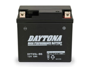 ジョグ(JOG) ハイパフォーマンス メンテナンスフリー バッテリー DYTX5L-BS(YTX5L-BS互換) DAYTONA(デイトナ)