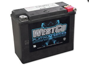 WCP18 PLATINUM�V���[�Y�iAGM�o�b�e���[�j����66010-82B�݊� WESTCO�i�E�G�X�g�R�j