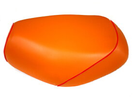 ジョルノクレア（AF54） 張替タイプ 国産シートカバー オレンジ/赤パイピング GRONDEMENT（グロンドマン）
