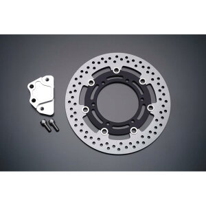 マジェスティ(MAJESTY)4D9 ブレンボ(40mmピッチ)用Φ285ディスクローターキット ブラック GRONDEMENT(グロンドマン)