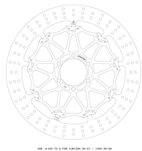 XJR1300�i98�`99�N�j �N���X���b�N�f�B�X�N���[�^�[ �t�����g �E GALE SPEED�i�Q�C���X�s�[�h�j