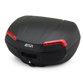 E46ND モノロックケース レッドレンズ 46L 未塗装ブラック GIVI（ジビ）