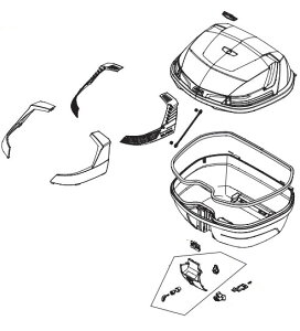 Z3012R �N���[�Y�J�o�[�iB33NMK/B33NML��C�i�j GIVI�i�W�r�j