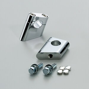 フォルツァX・Z(04〜12年 MF08・10) セパレートタイプ セットバックホルダー クロームメッキ HURRICANE(ハリケーン)