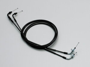 フォルツァX・Z(04〜07年 MF08) スロットルワイヤーW ブラック 100mmロング HURRICANE(ハリケーン)