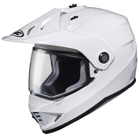 【あす楽対象】HJH133 DS-X1 ソリッド オフロードヘルメット ホワイト Mサイズ HJC