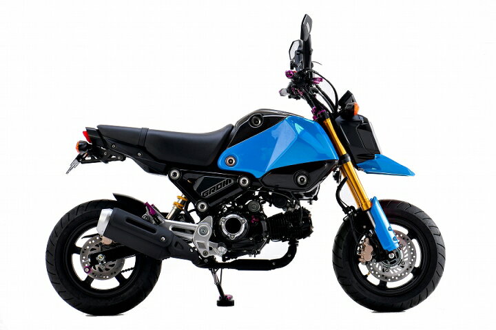 楽天市場】GROM（グロム）2BJ-JC92 外装キット モタード ブルー H2C 