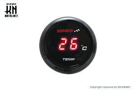 KOSO i-Gearメーター（温度計） レッド表示 KN企画