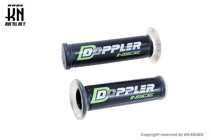 Doppler ハンドルグリップ非貫通タイプ 最大98％オフ 正規 120mm KN企画 グリーン クリアー