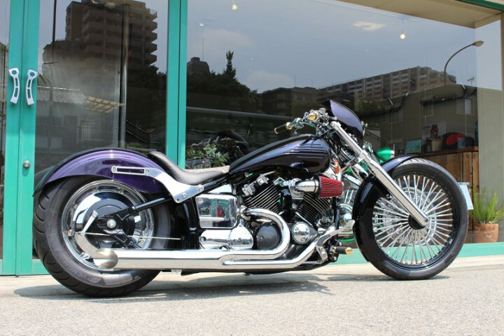 楽天市場】ドラッグスター400/クラシック キャブ車 極太スラッシュ 