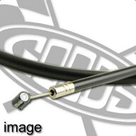 250TR クラッチワイヤー 100mmロング GOODS（モーターガレージグッズ）