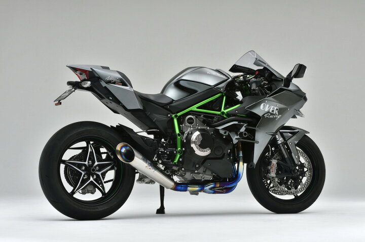 楽天市場】Ninja H2（15年） レーシングチタン メガホンマフラー 4-2-1 