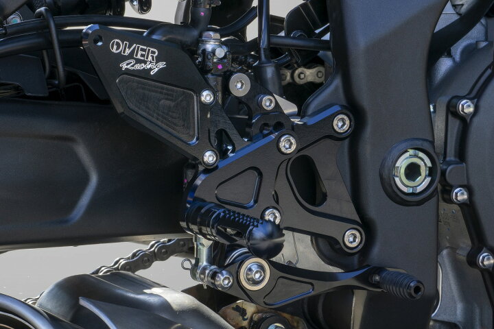 楽天市場】ZX-25R（20年） バックステップ 4ポジション ブラック OVER 