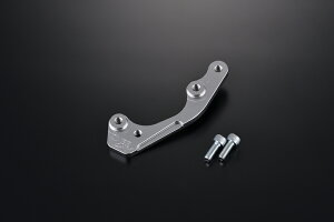 モンキー125(2BJ-JB02) フロントキャリパーサポート ブレンボ2P(カニ)用 シルバー OVER(オーバーレーシング)