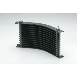 ラウンドオイルクーラーコアブラック塗装 13段用/ホースサイズ#6 PLOT(プロト)