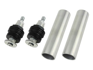 SRX600(90年〜) イニシャルアジャスターTYPE1 エアバルブ付 ブラック/シルバー POSH(ポッシュ)