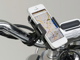 【おすすめ】バイク用 スマホ ホルダー バイク スマホホルダー スマートフォンホルダー リジットタイプ（クランプ部をネジ止めタイプ）iPhone5 アイフォン5 DAYTONA（デイトナ）