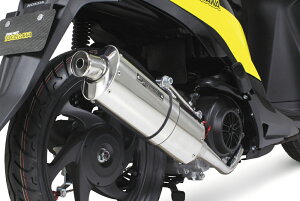 Dio110(ディオ110)JF58 パワーサイレントオーバルマフラー(政府認証マフラー) SP武川(TAKEGAWA)