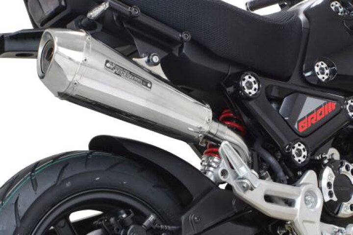 楽天市場】GROM（グロム）8BJ-JC92 テーパーコーンマフラー（アップ 