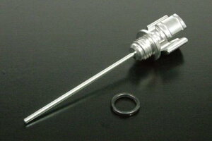 スーパーカブ110(JA07/JA10/JA44/JA42) アルミ削り出しオイルレベルゲージ(シルバー) SP武川(TAKEGAWA)