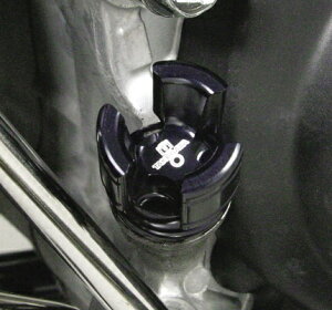 Dio110(ディオ110) アルミ削り出しオイルレベルゲージ ブラック SP武川(TAKEGAWA)